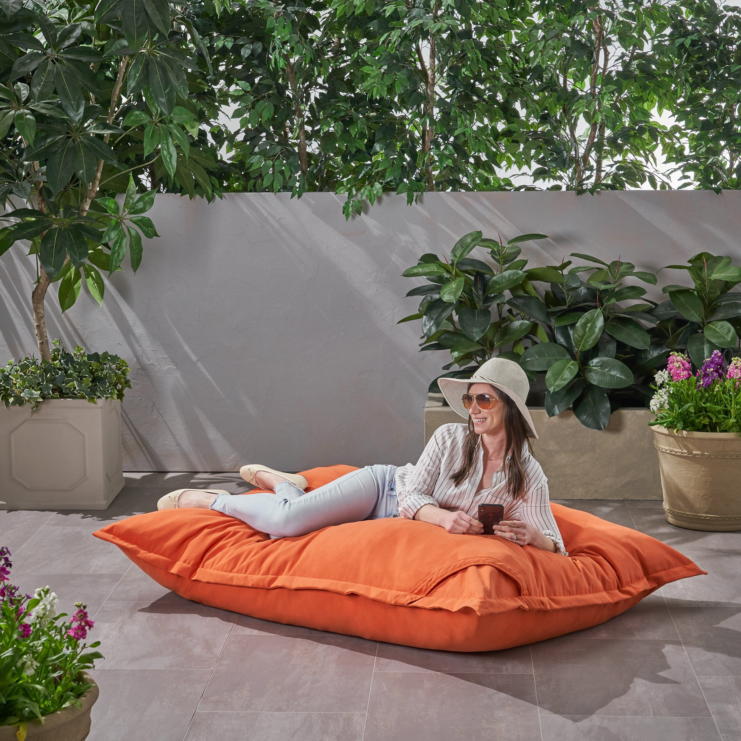 outdoor water resistant 5.5x4 lounger bean bag nh820803 outdoor water resistant 5.5x4 lounger bean bag nh820803