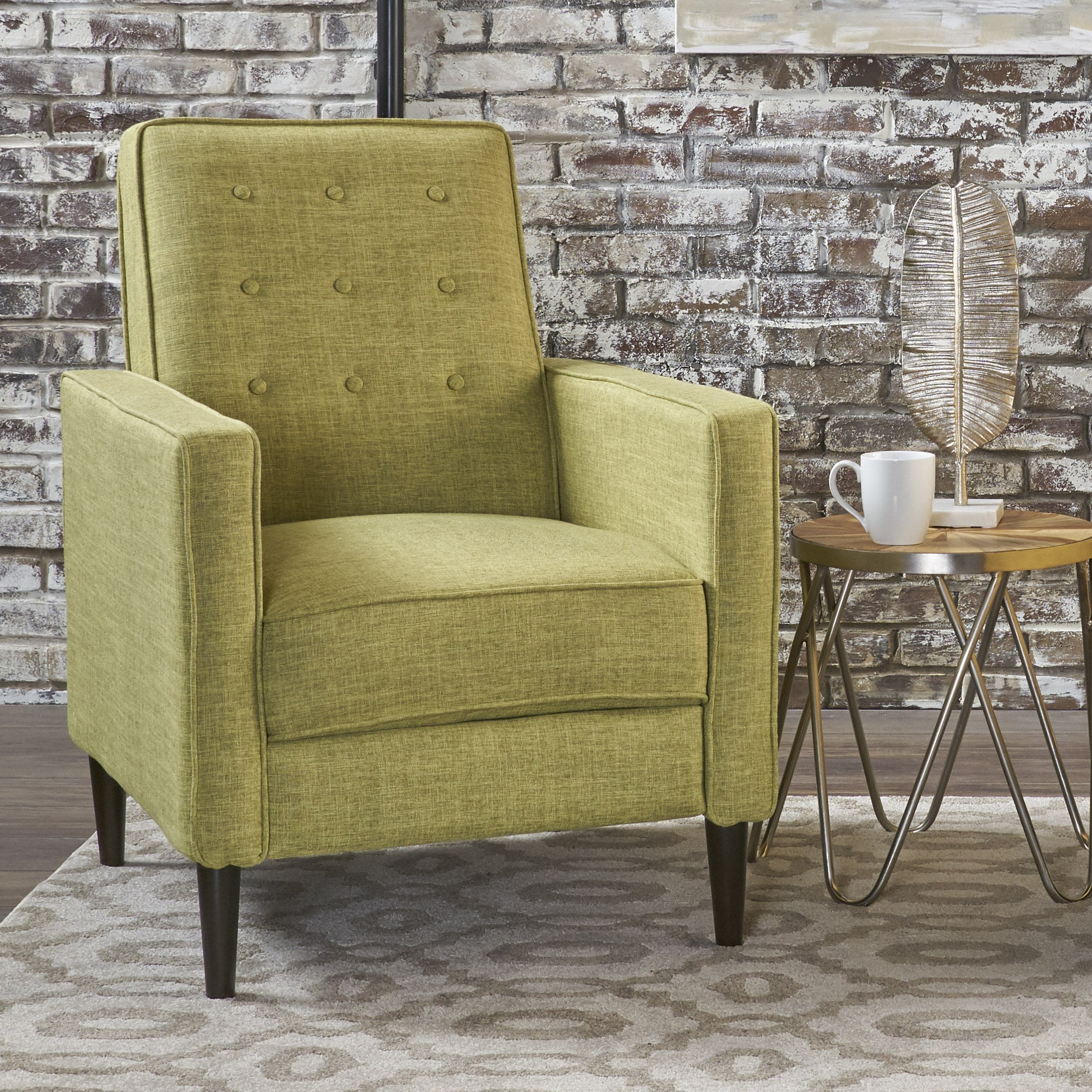 mid century modern tufted back fabric recliner nh173103 mid century modern tufted back fabric recliner nh173103
