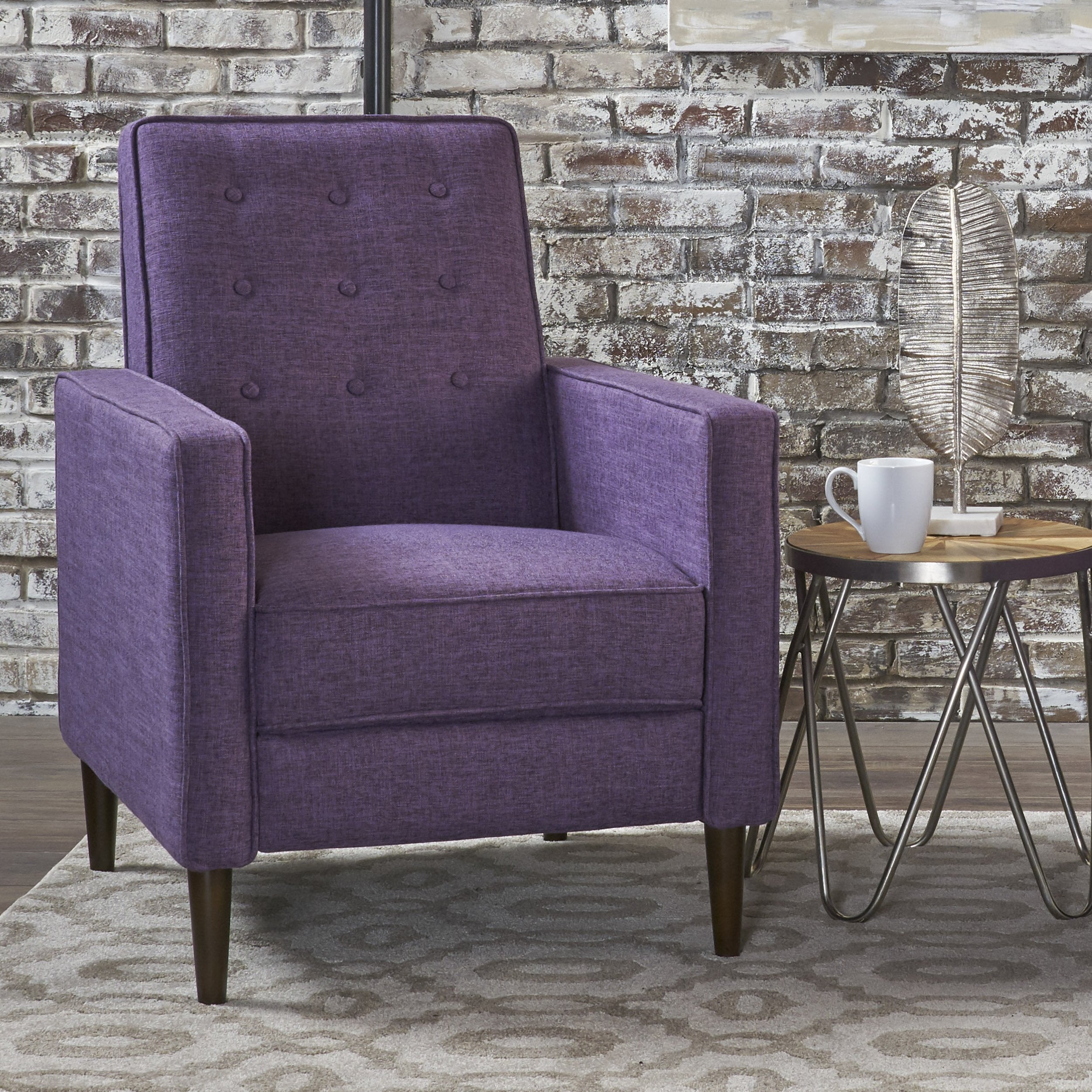 mid century modern tufted back fabric recliner nh173103 mid century modern tufted back fabric recliner nh173103