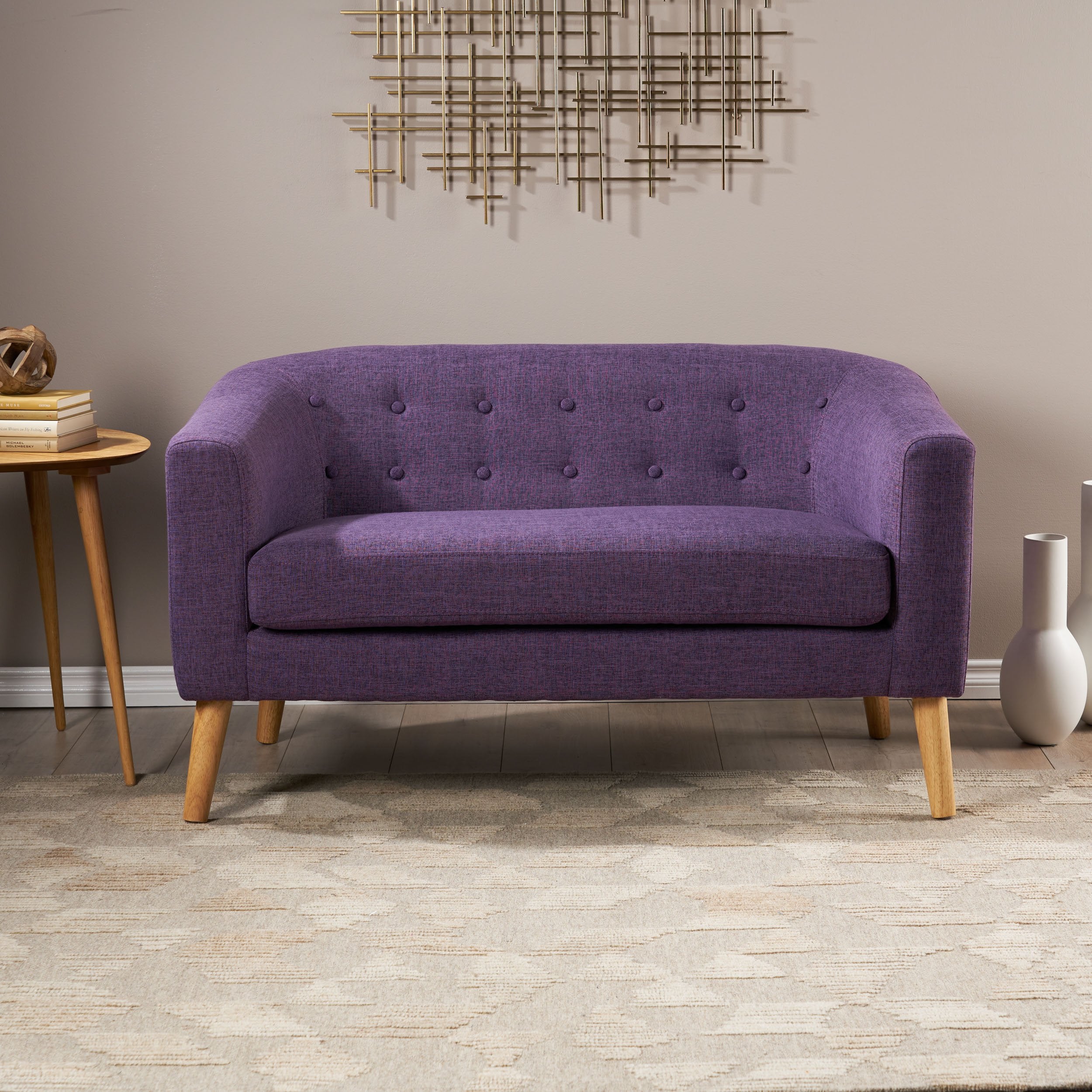 button back mid century fabric modern loveseat nh392103 button back mid century fabric modern loveseat nh392103