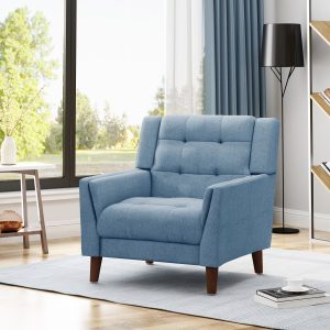 mid century modern fabric arm chair nh935503