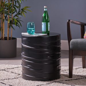 16 inch light weight concrete side table nh788403