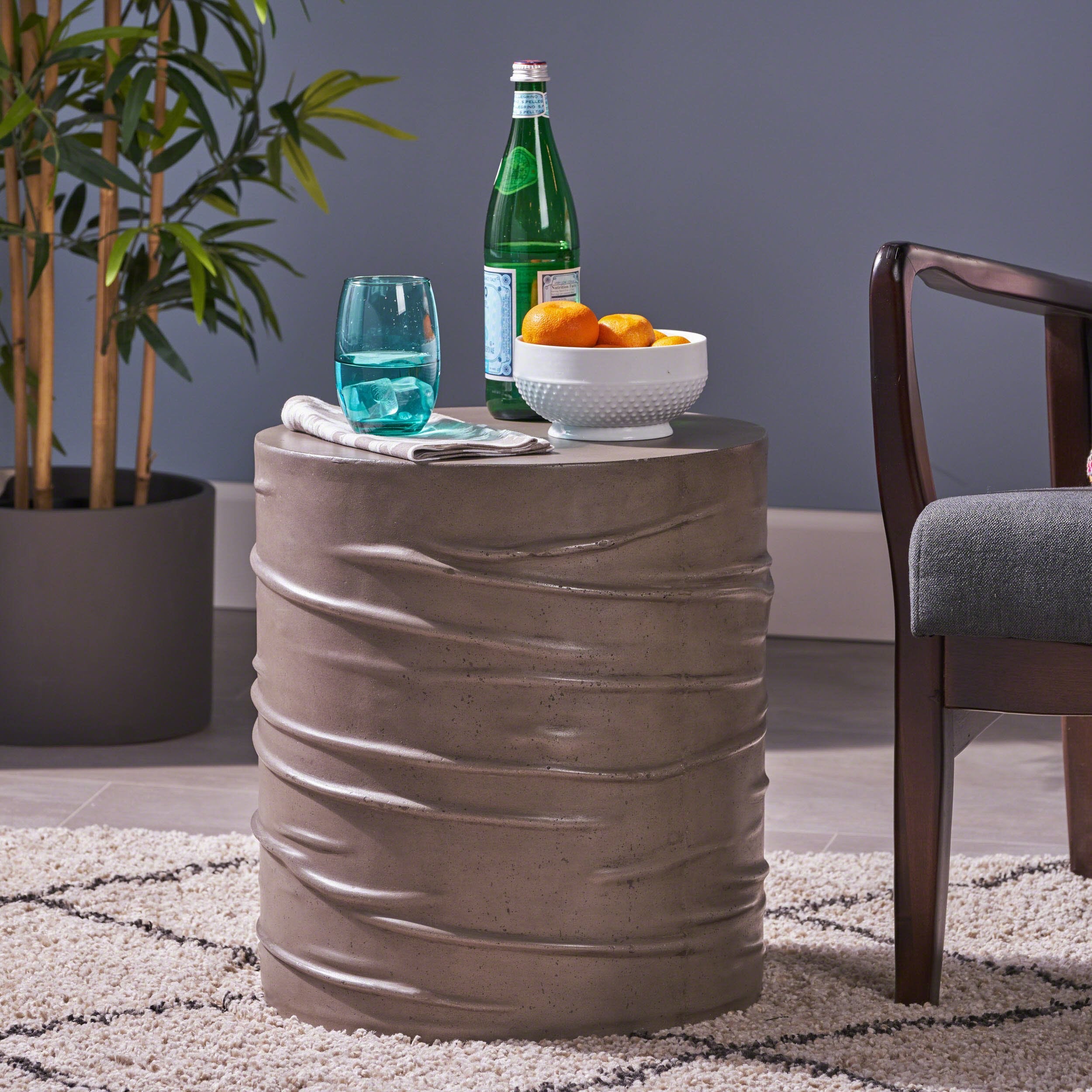 16 inch light weight concrete side table nh788403 16 inch light weight concrete side table nh788403