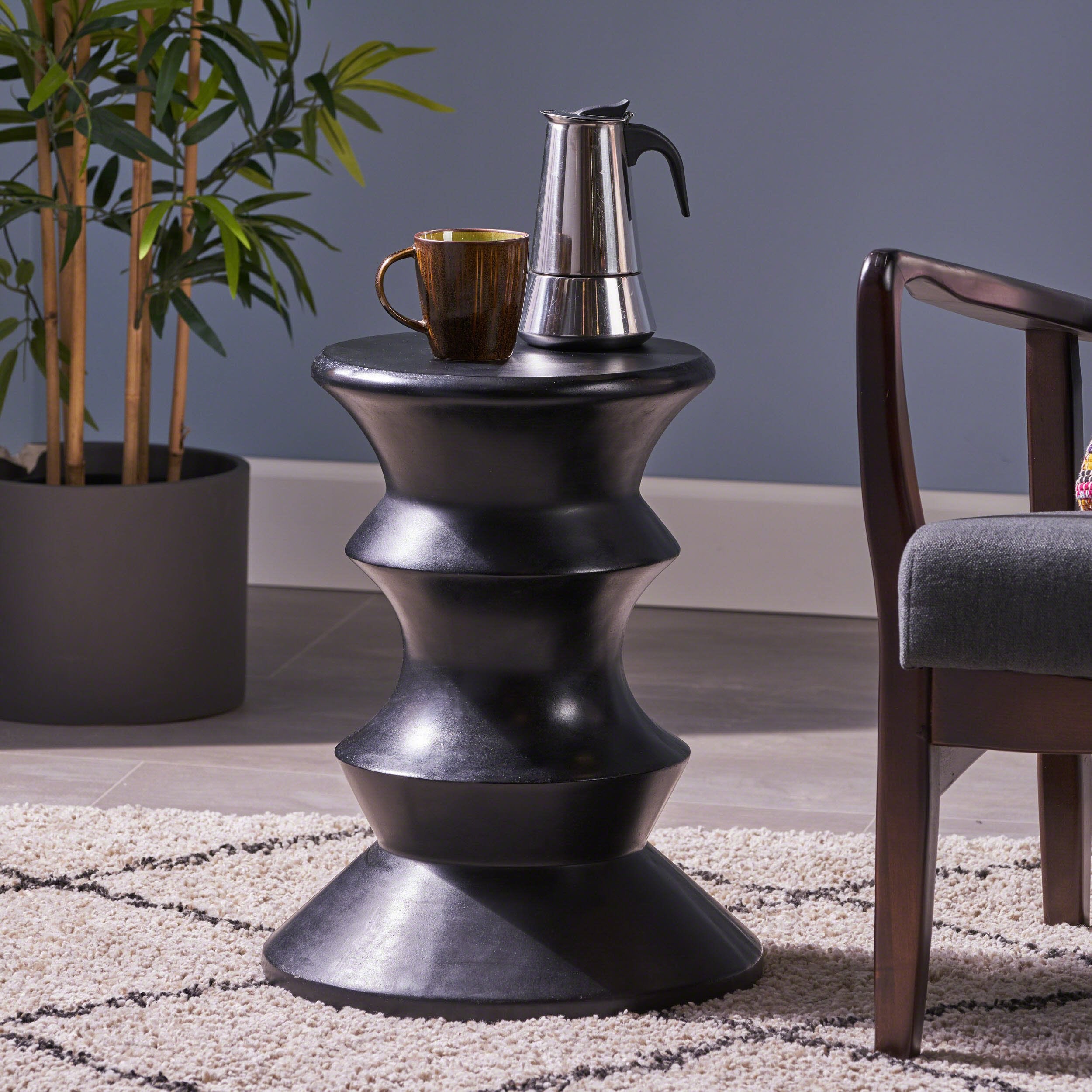 22 inch light weight concrete side table nh988403 22 inch light weight concrete side table nh988403