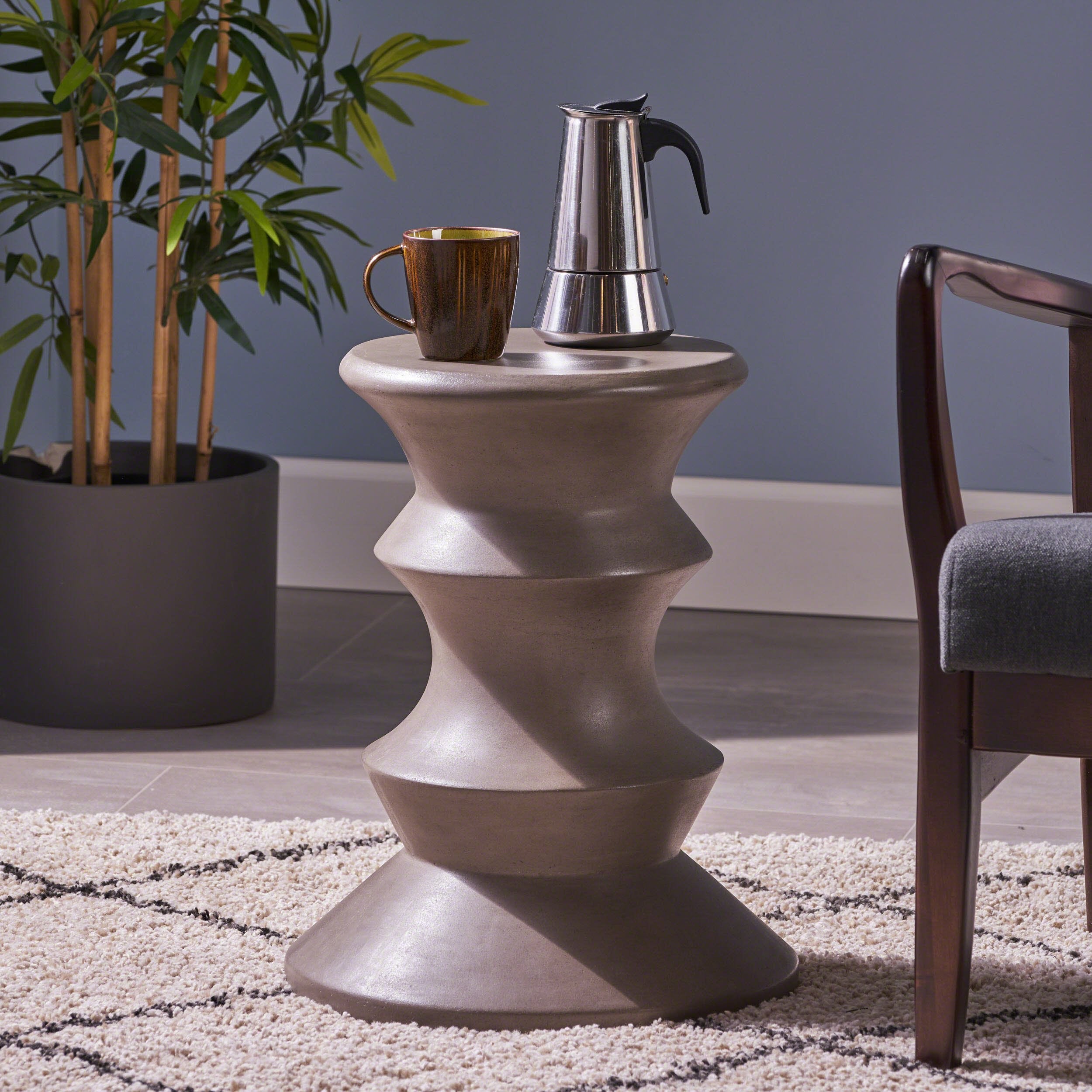 22 inch light weight concrete side table nh988403 22 inch light weight concrete side table nh988403