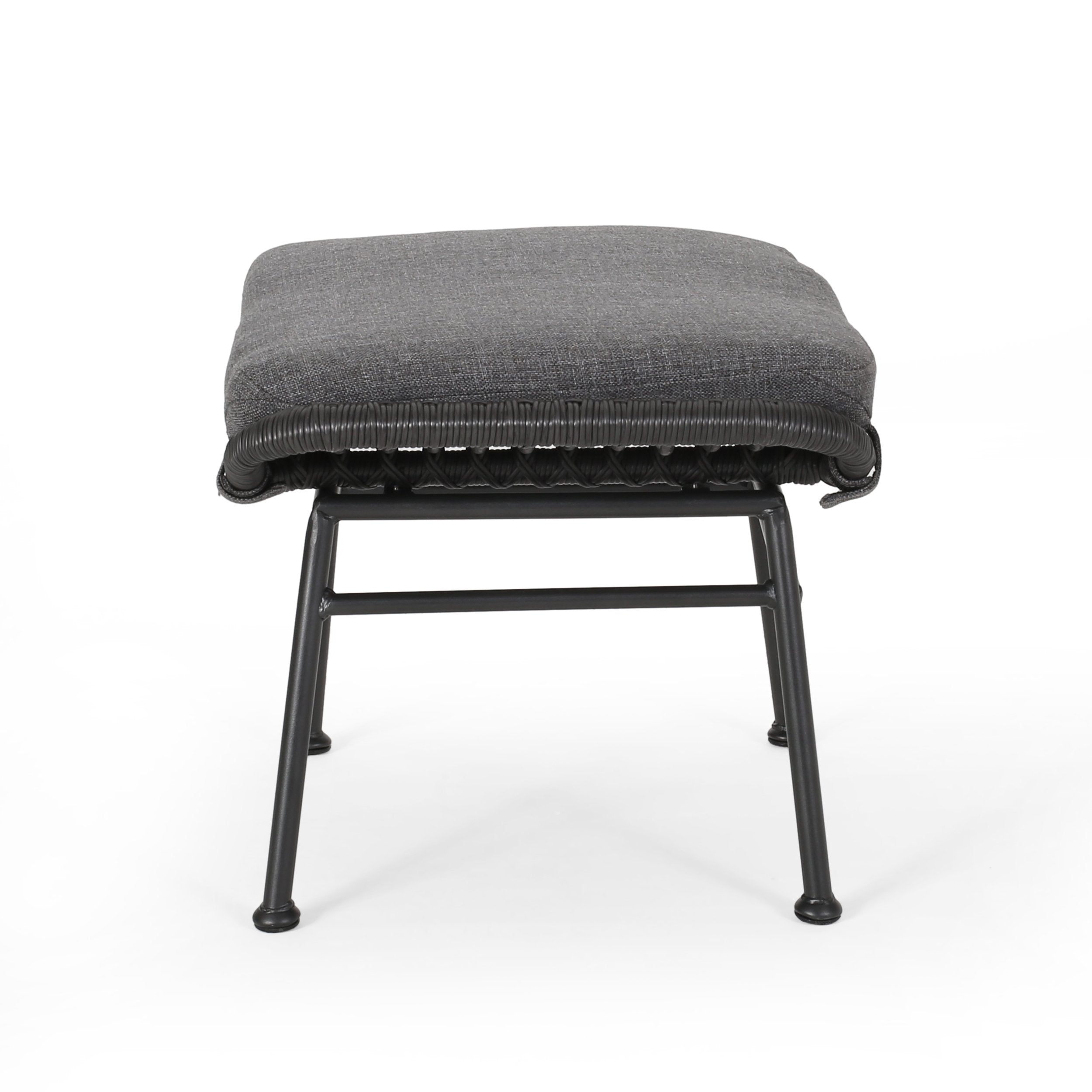 outdoor modern boho wicker ottoman (set of 2) nh054013 outdoor modern boho wicker ottoman (set of 2) nh054013