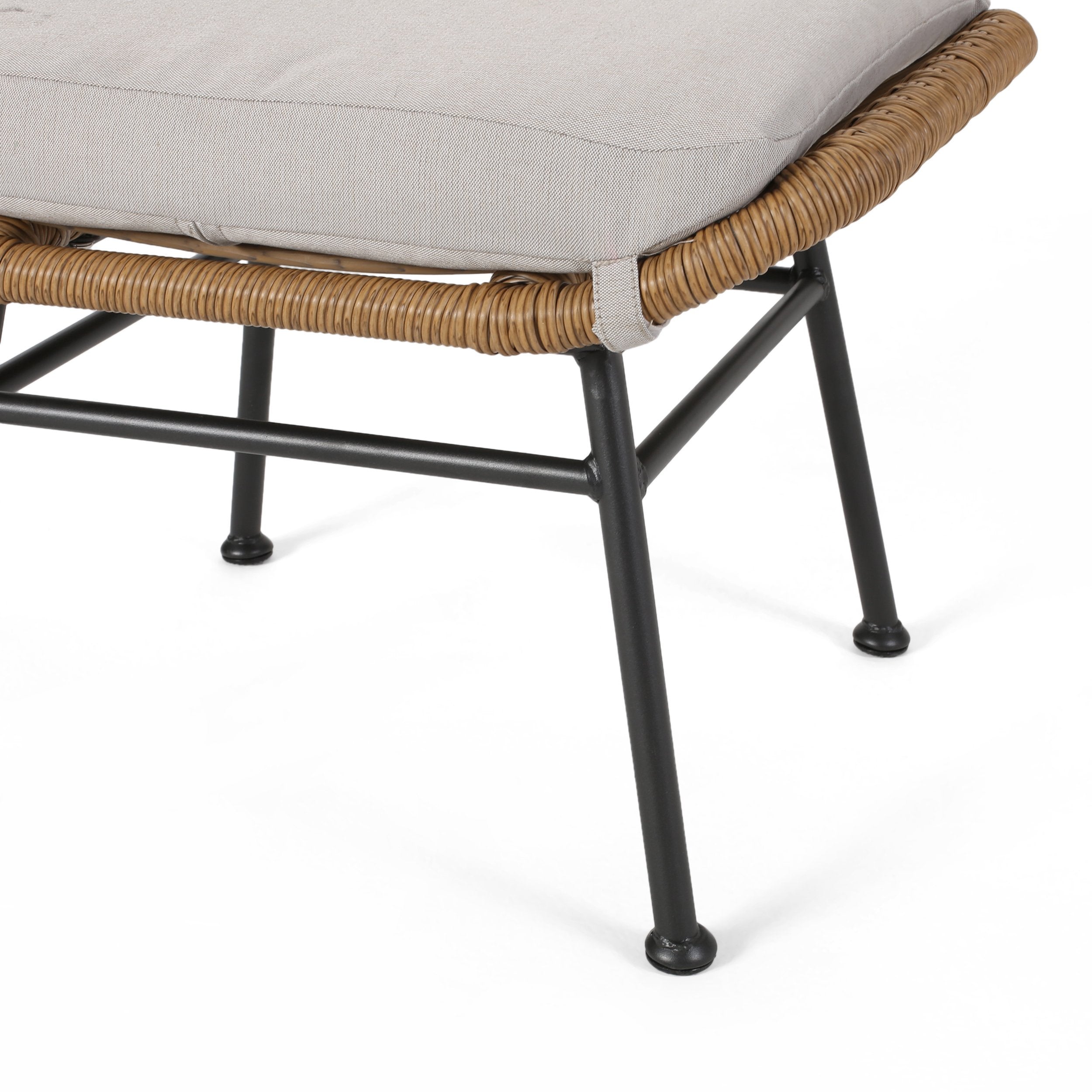 outdoor modern boho wicker ottoman (set of 2) nh054013 outdoor modern boho wicker ottoman (set of 2) nh054013