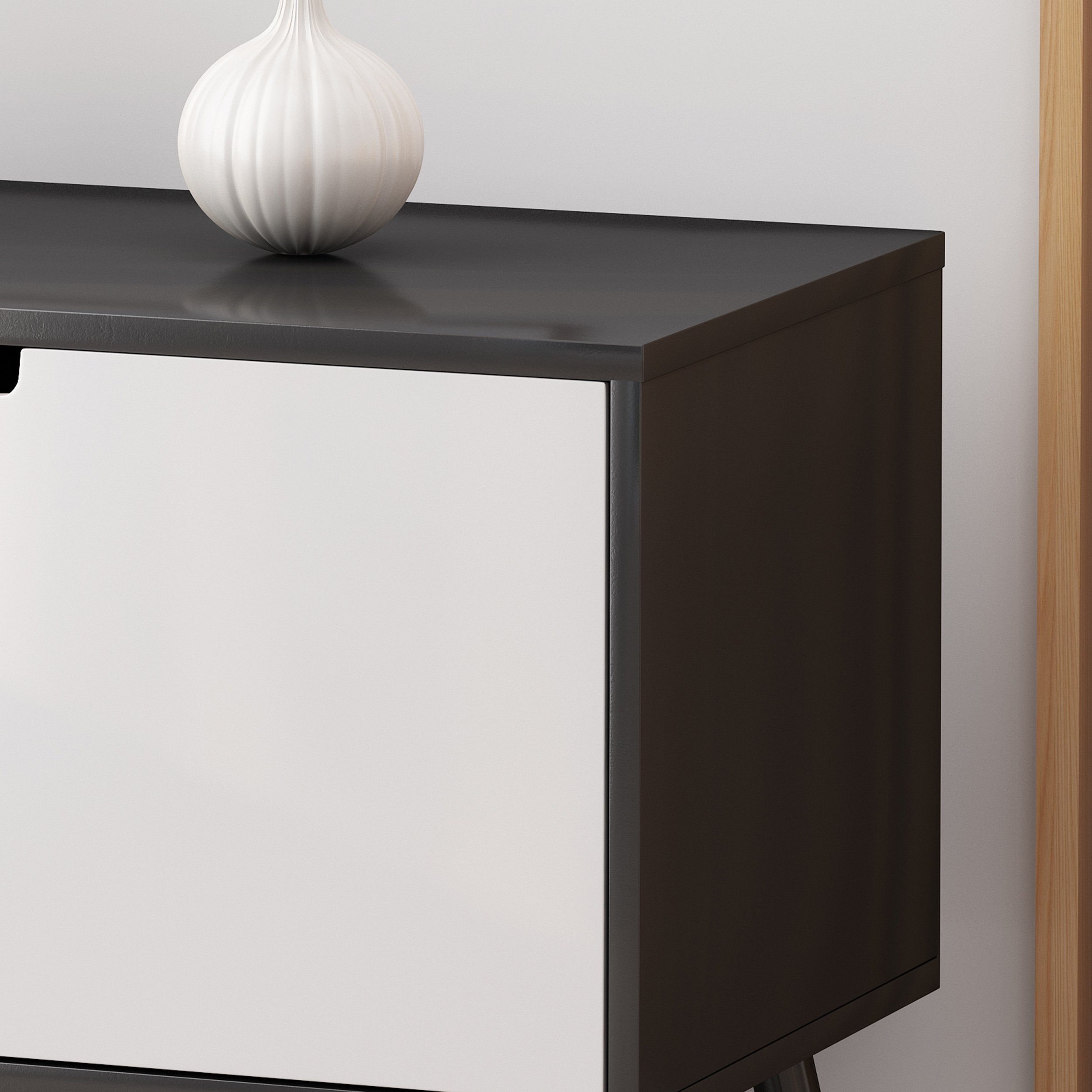 mid century modern 2 door cabinet w/ shelves nh434113 mid century modern 2 door cabinet w/ shelves nh434113