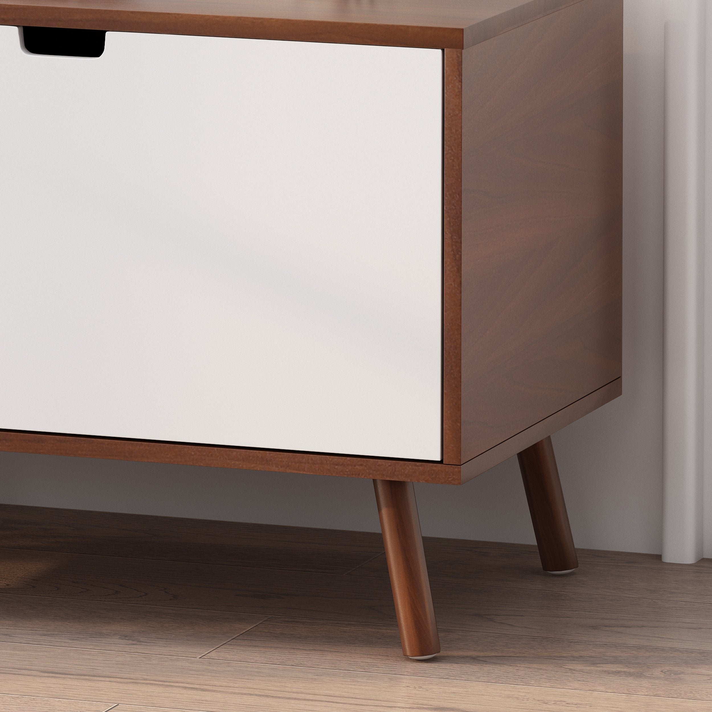 mid century modern 2 door cabinet w/ shelves nh434113 mid century modern 2 door cabinet w/ shelves nh434113