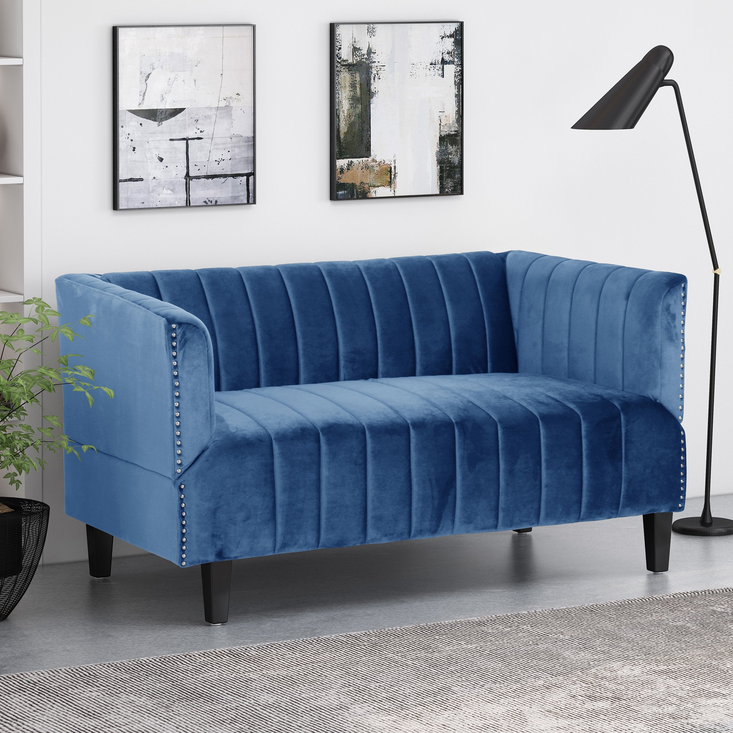 channel stitch velvet settee nh457213 channel stitch velvet settee nh457213