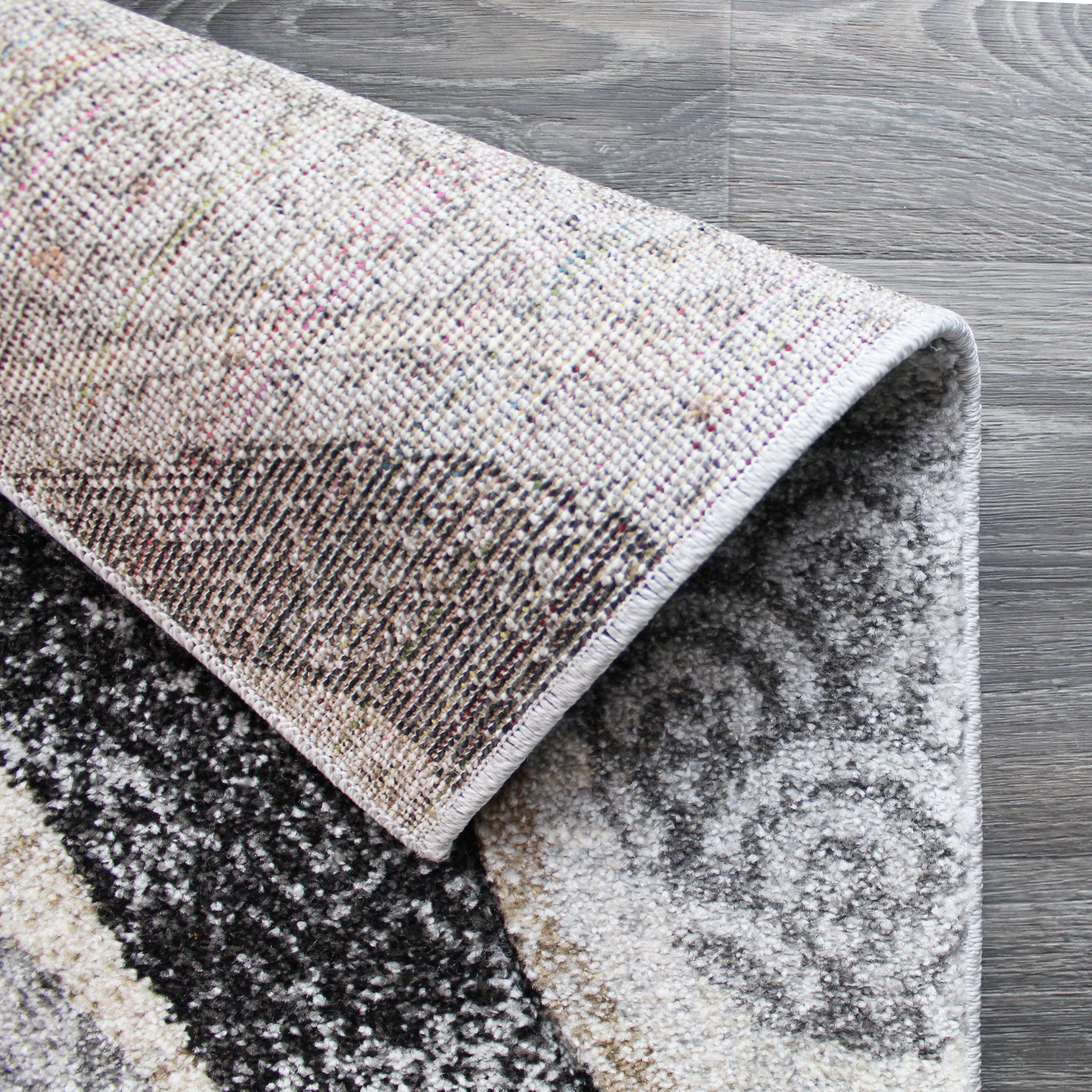 natural geo jasmine modern wavy abstract gray/black area rug natural geo jasmine modern wavy abstract gray/black area rug