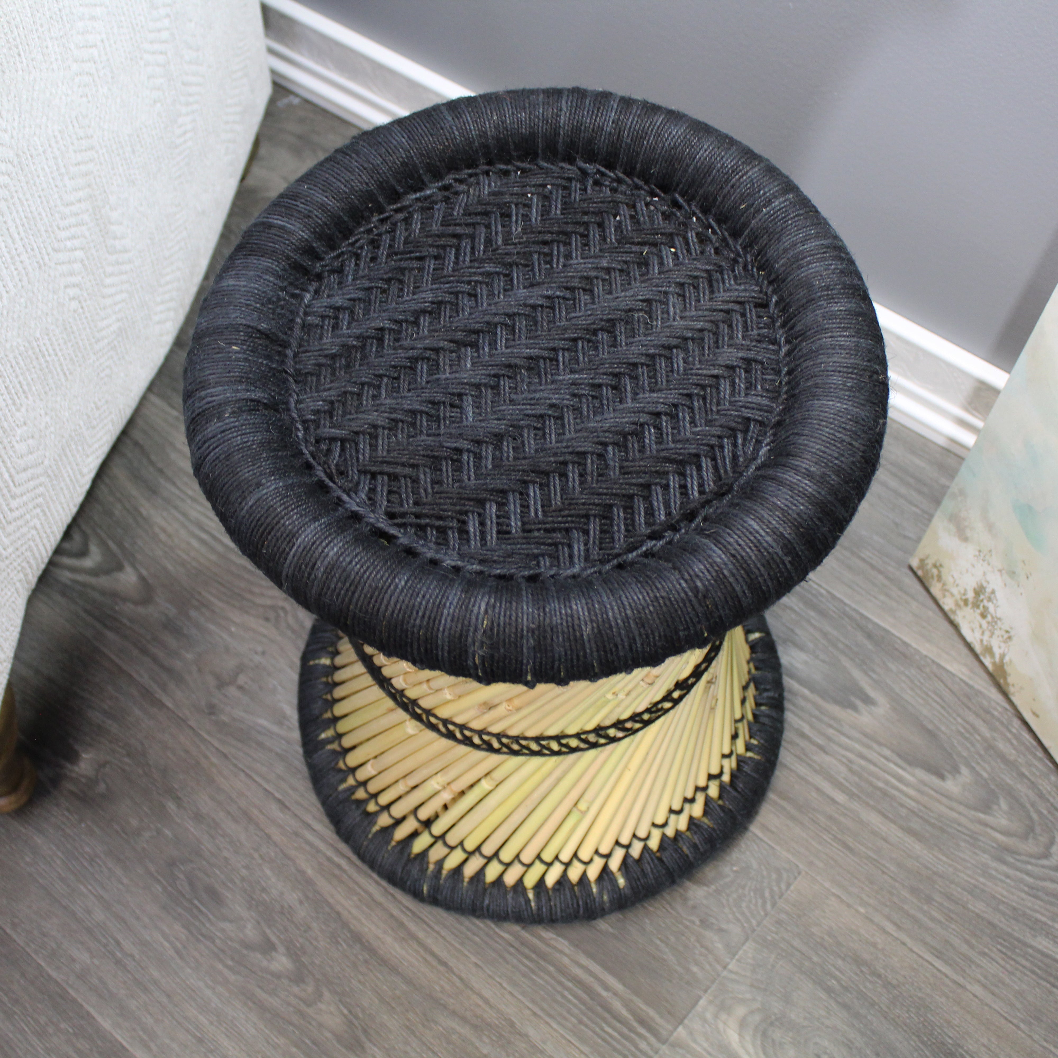 natural geo moray decorative handwoven jute accent stool (set of 2) natural geo moray decorative handwoven jute accent stool (set of 2)