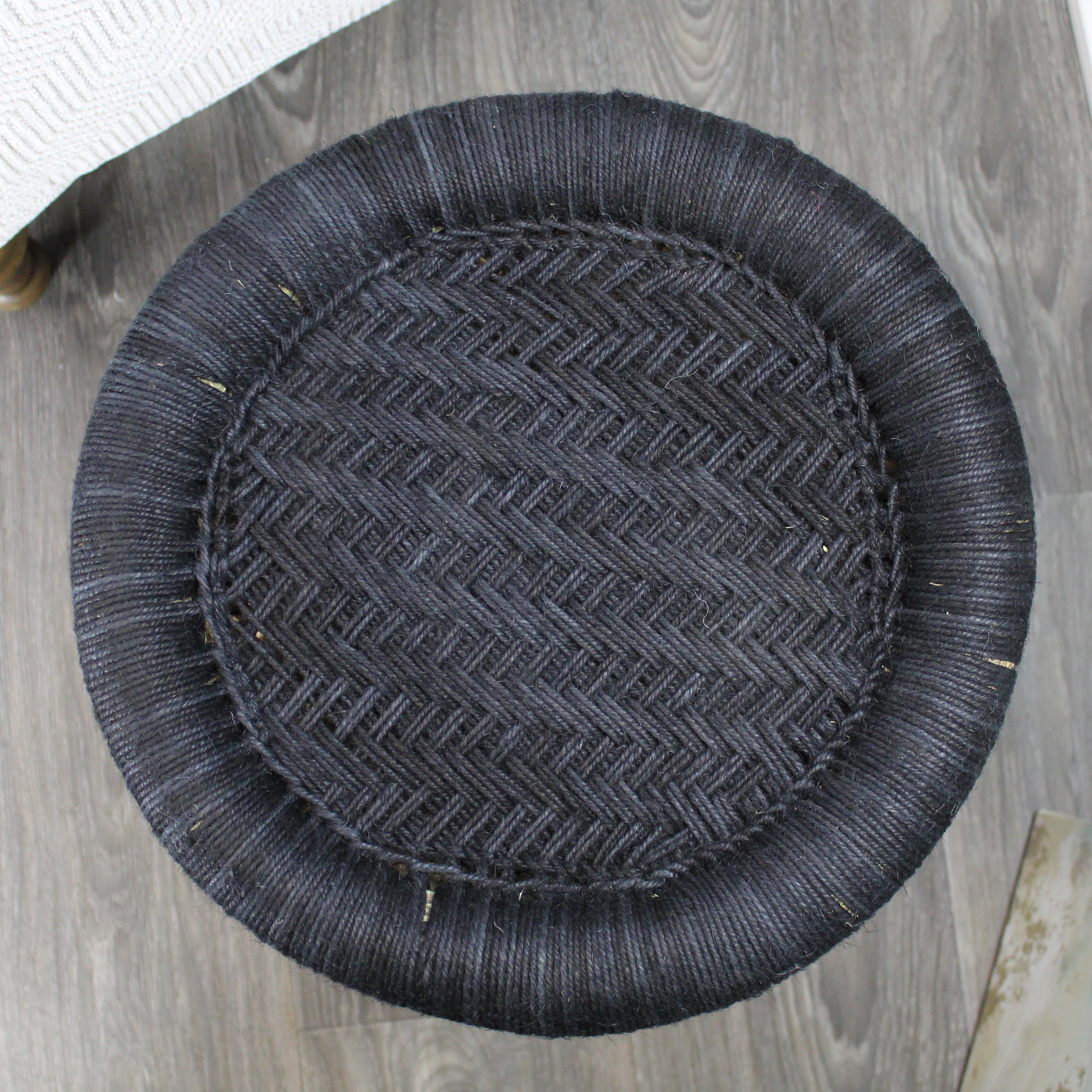 natural geo moray decorative handwoven jute accent stool natural geo moray decorative handwoven jute accent stool