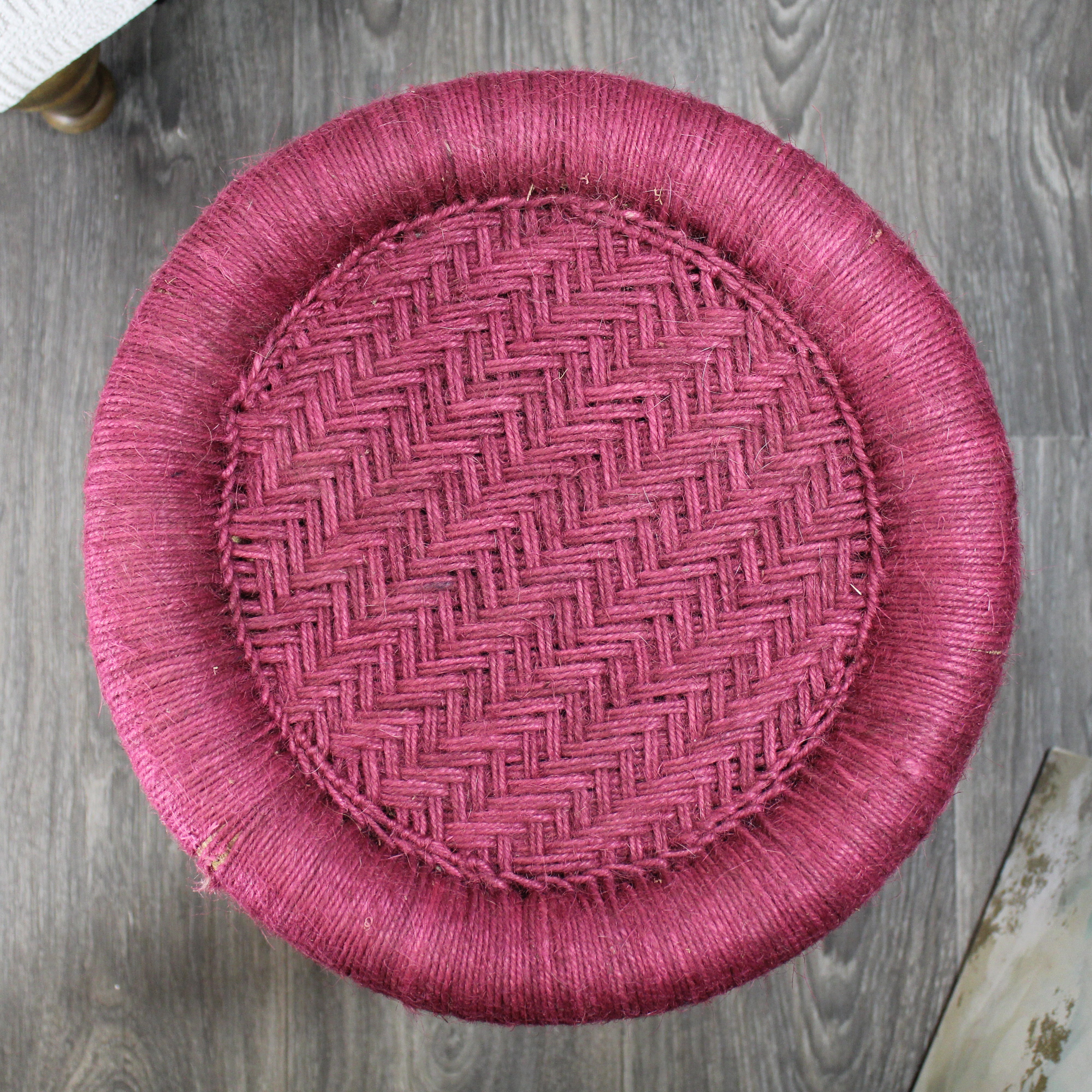 natural geo moray decorative handwoven jute accent stool (set of 2) natural geo moray decorative handwoven jute accent stool (set of 2)
