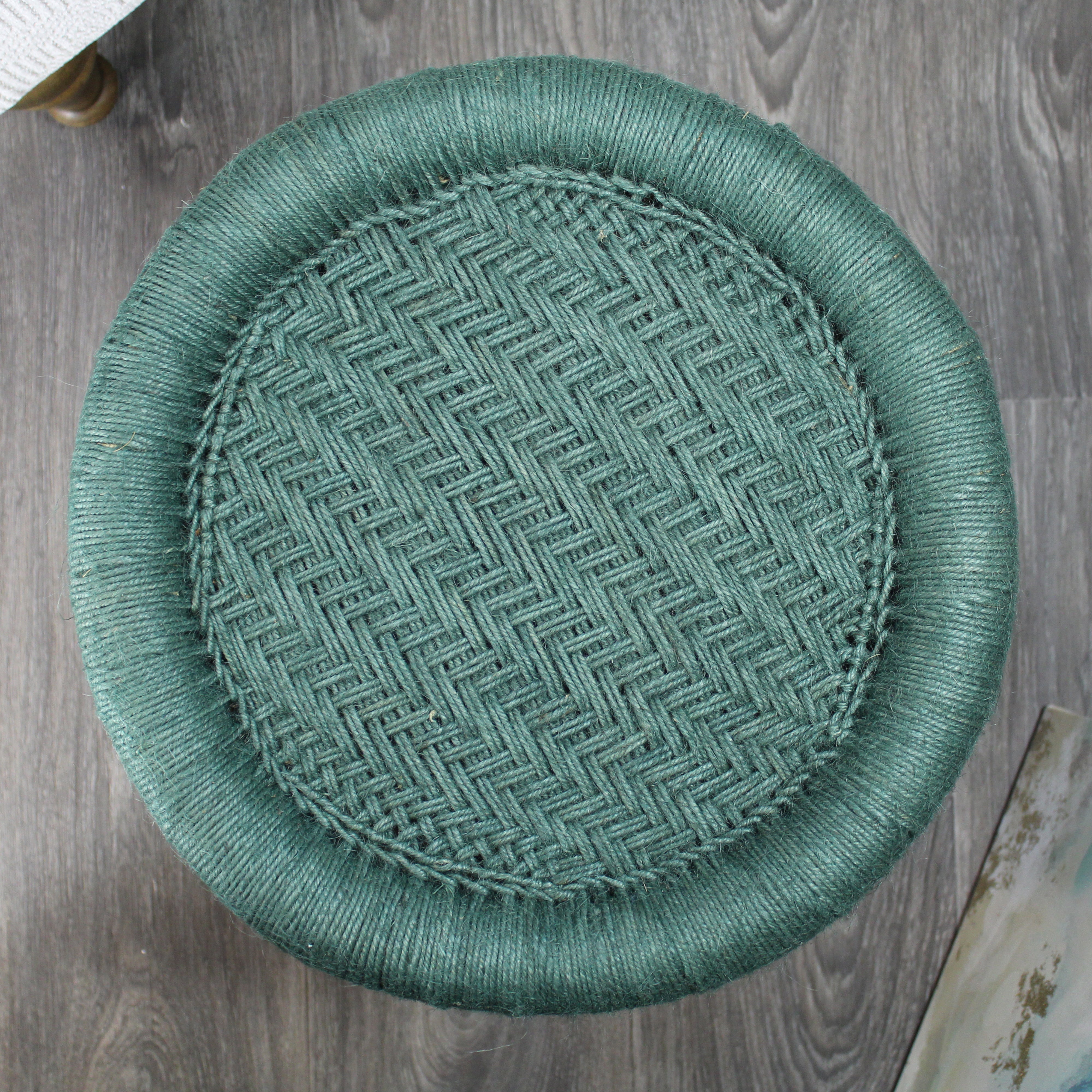 natural geo moray decorative handwoven jute accent stool natural geo moray decorative handwoven jute accent stool