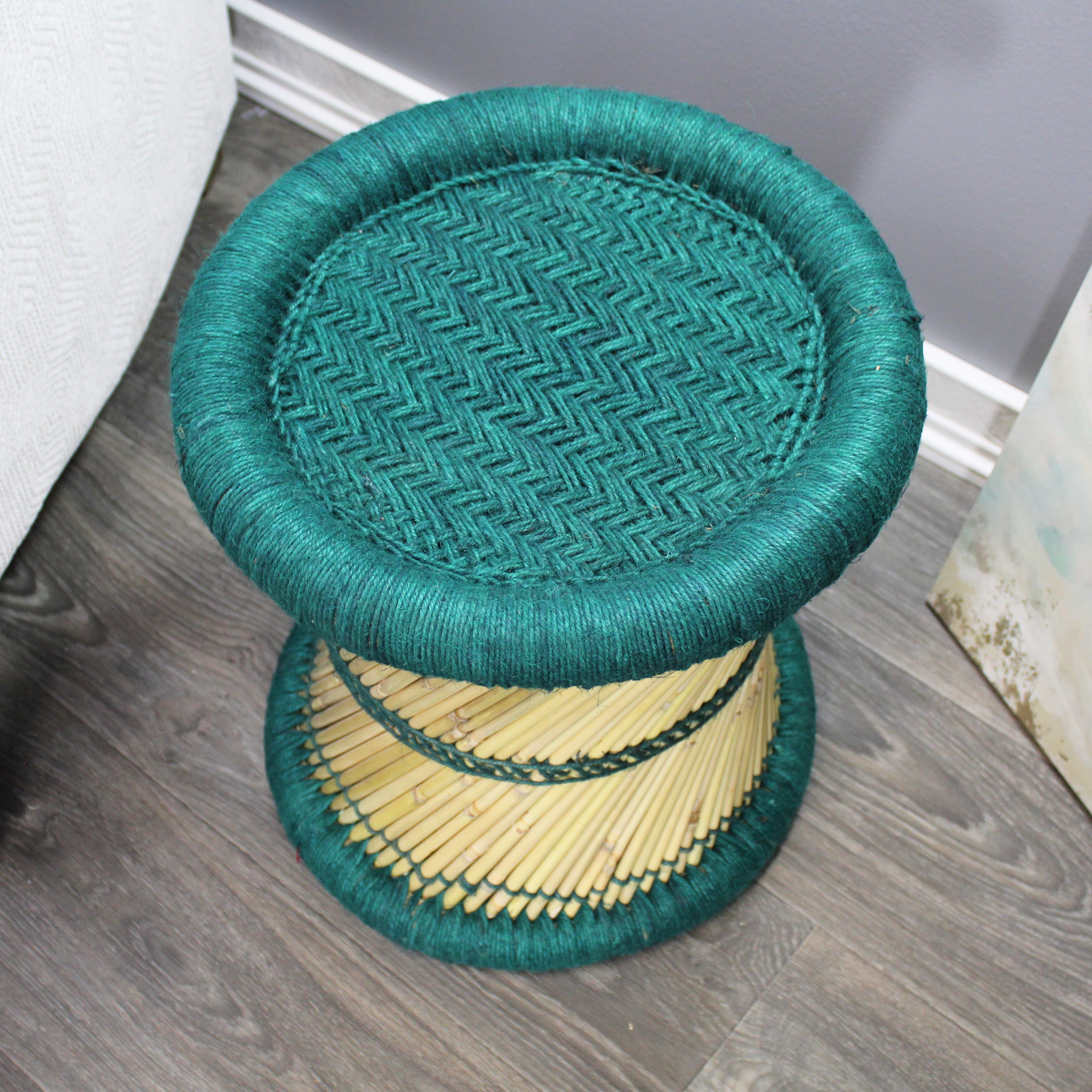 natural geo moray decorative handwoven jute accent stool natural geo moray decorative handwoven jute accent stool