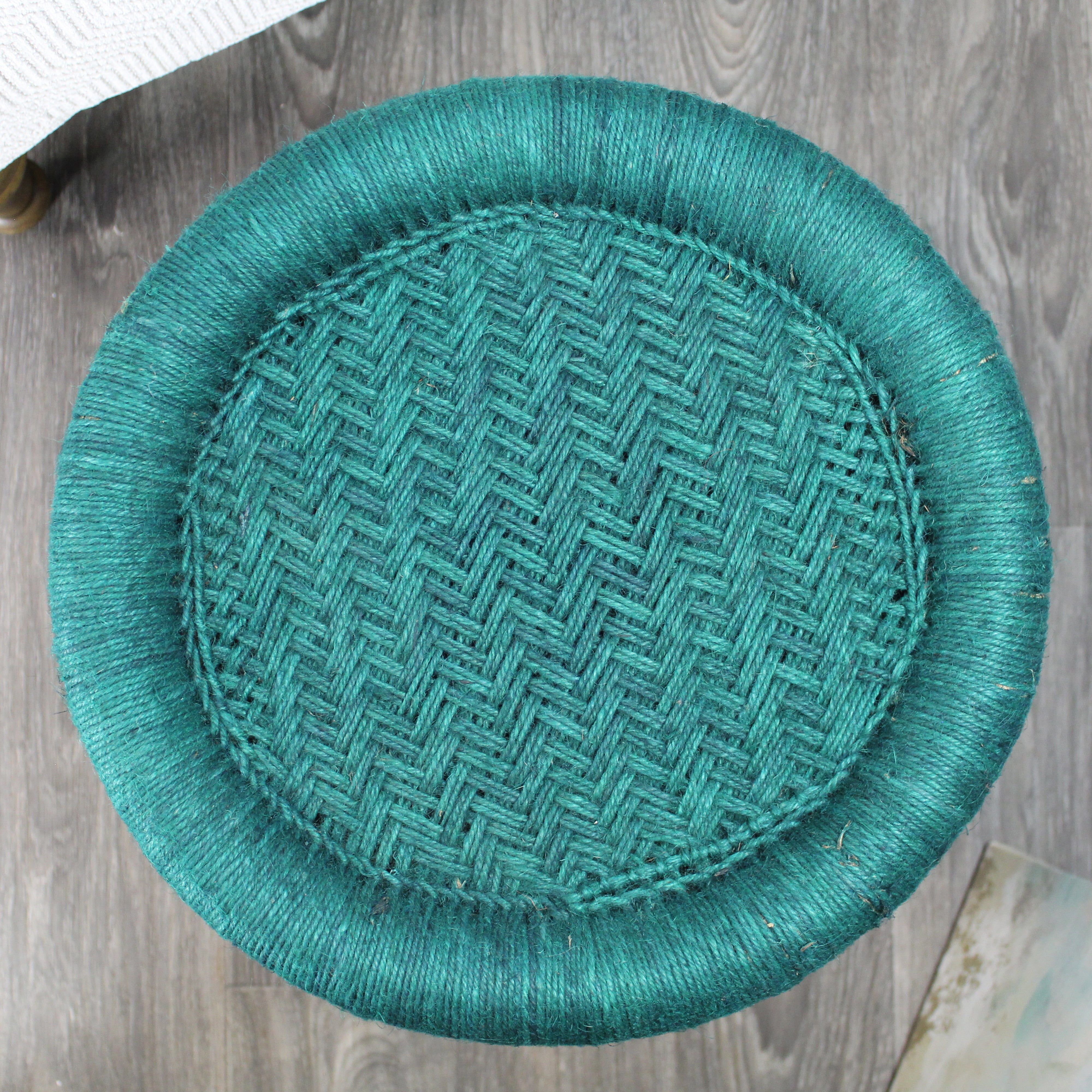 natural geo moray decorative handwoven jute accent stool natural geo moray decorative handwoven jute accent stool