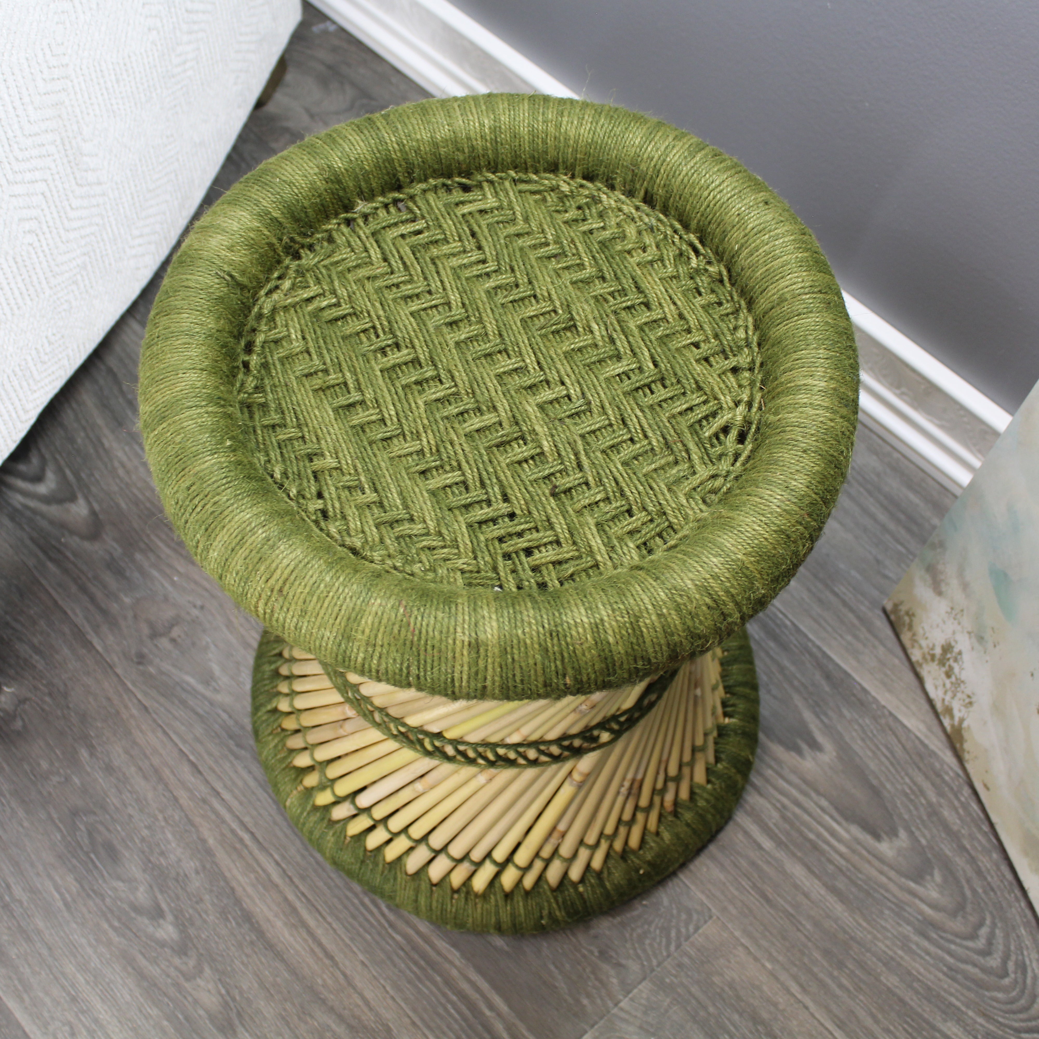 natural geo moray decorative handwoven jute accent stool natural geo moray decorative handwoven jute accent stool