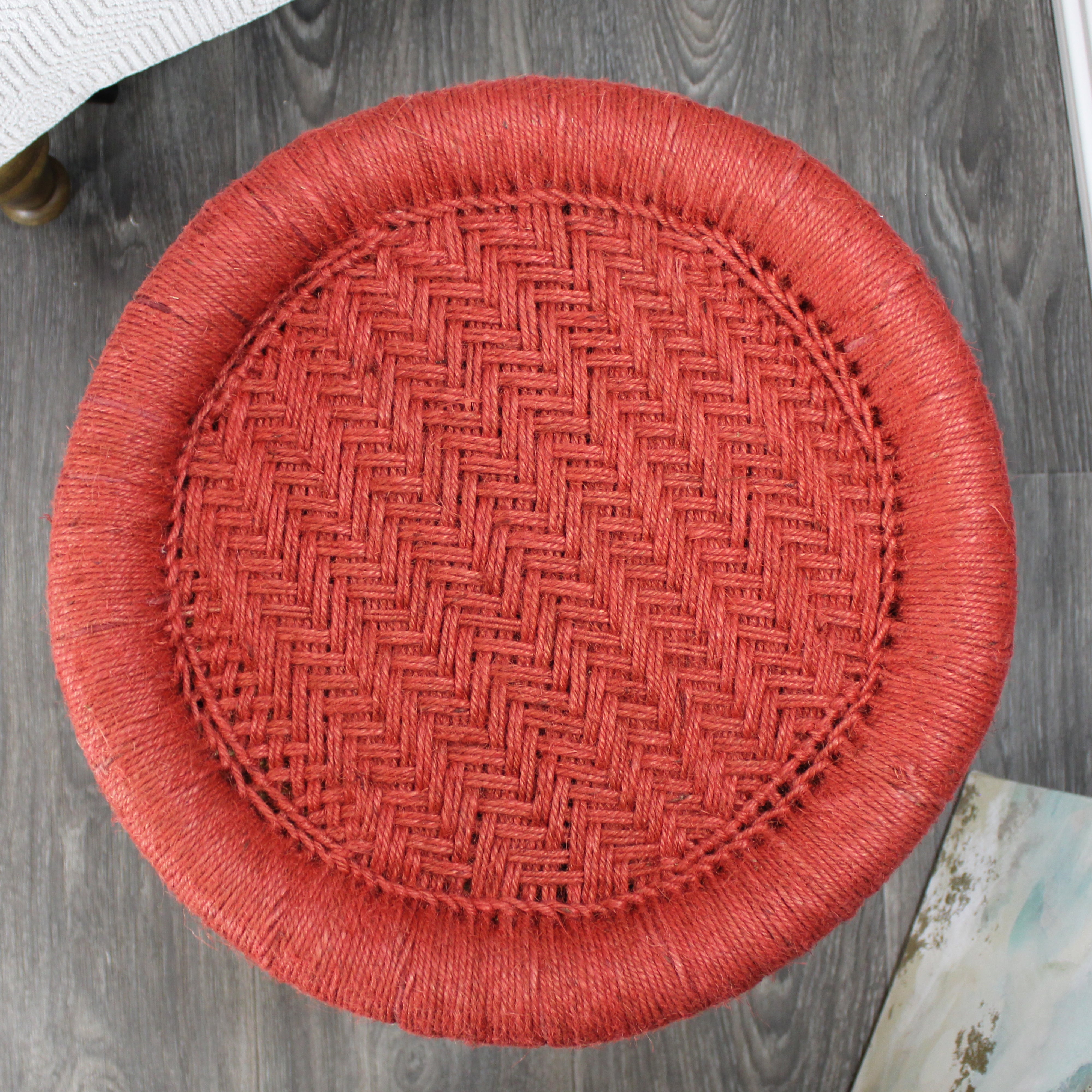 natural geo moray decorative handwoven jute accent stool (set of 2) natural geo moray decorative handwoven jute accent stool (set of 2)