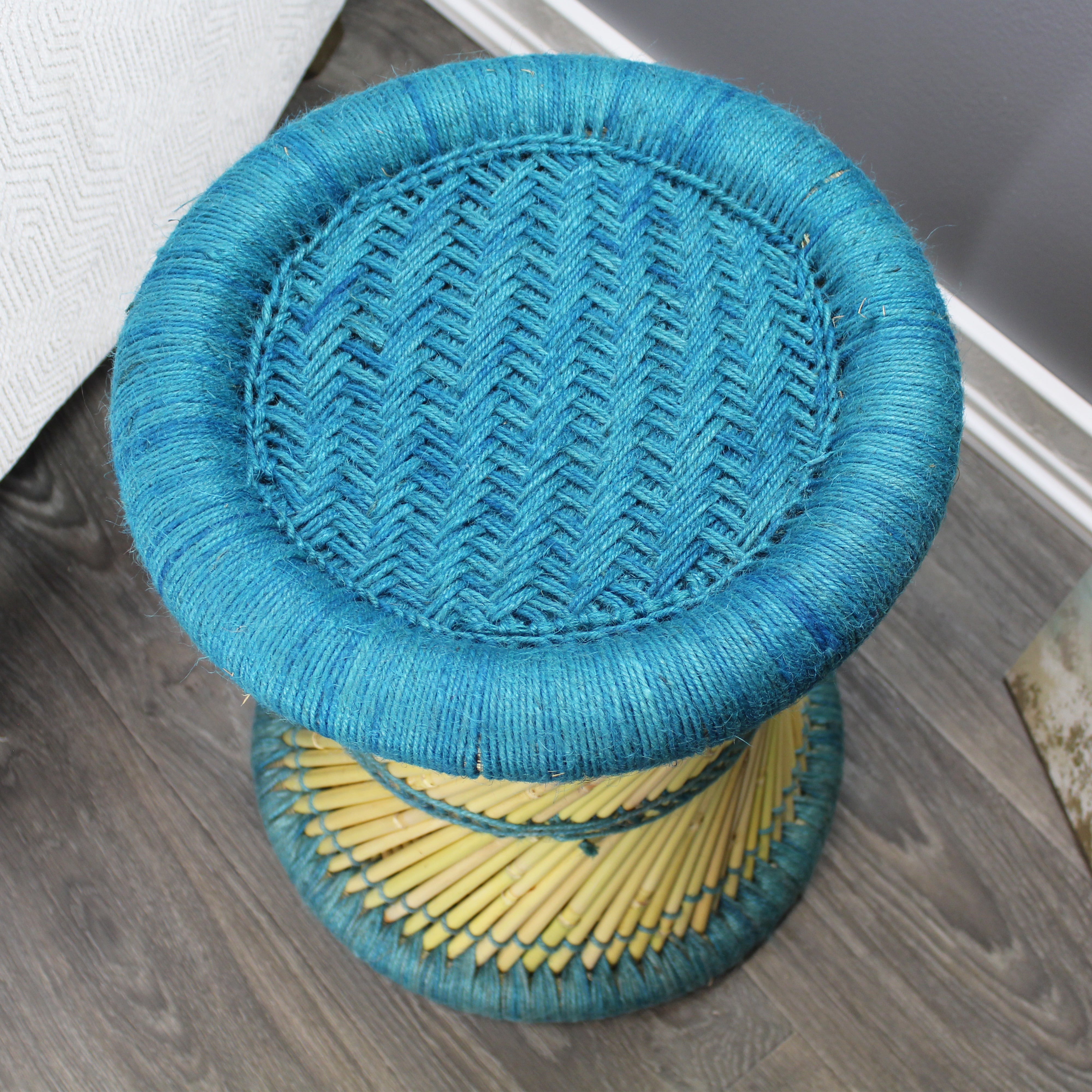 natural geo moray decorative handwoven jute accent stool natural geo moray decorative handwoven jute accent stool