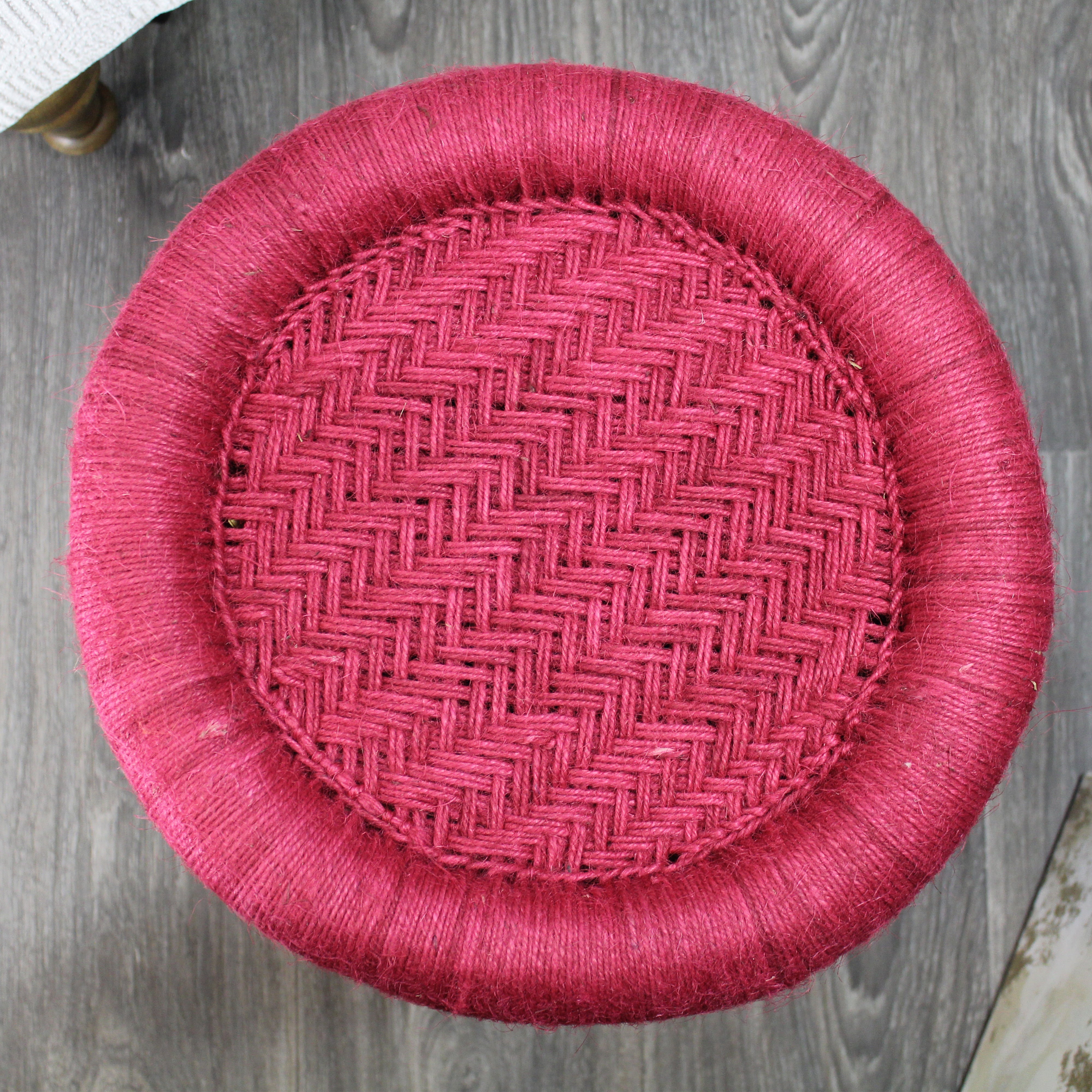 natural geo moray decorative handwoven jute accent stool natural geo moray decorative handwoven jute accent stool