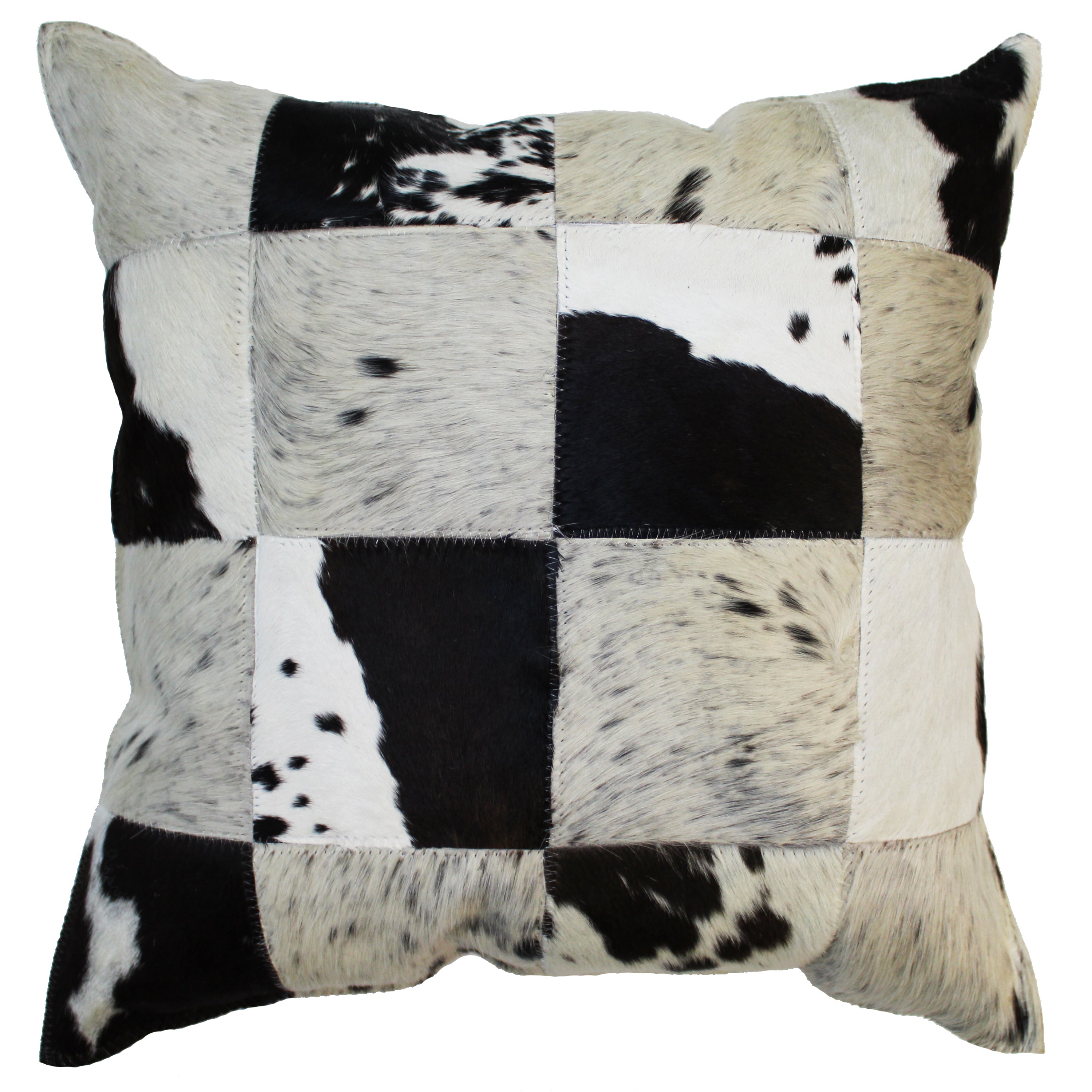 natural geo herd cowhide black/brown/white square decorative throw pillow natural geo herd cowhide black/brown/white square decorative throw pillow