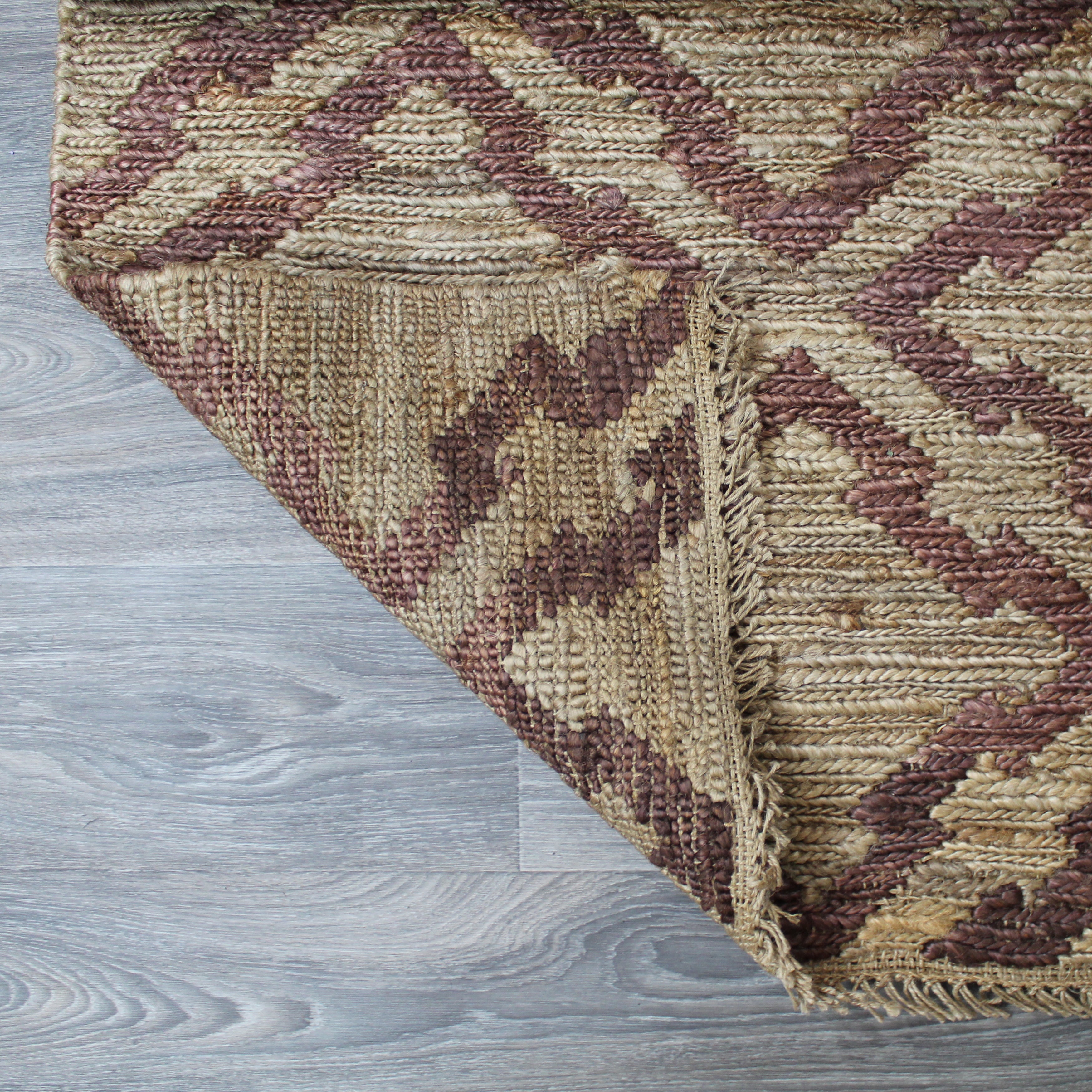 natural geo spontaneous jute handwoven geometric natural/brown area rug natural geo spontaneous jute handwoven geometric natural/brown area rug