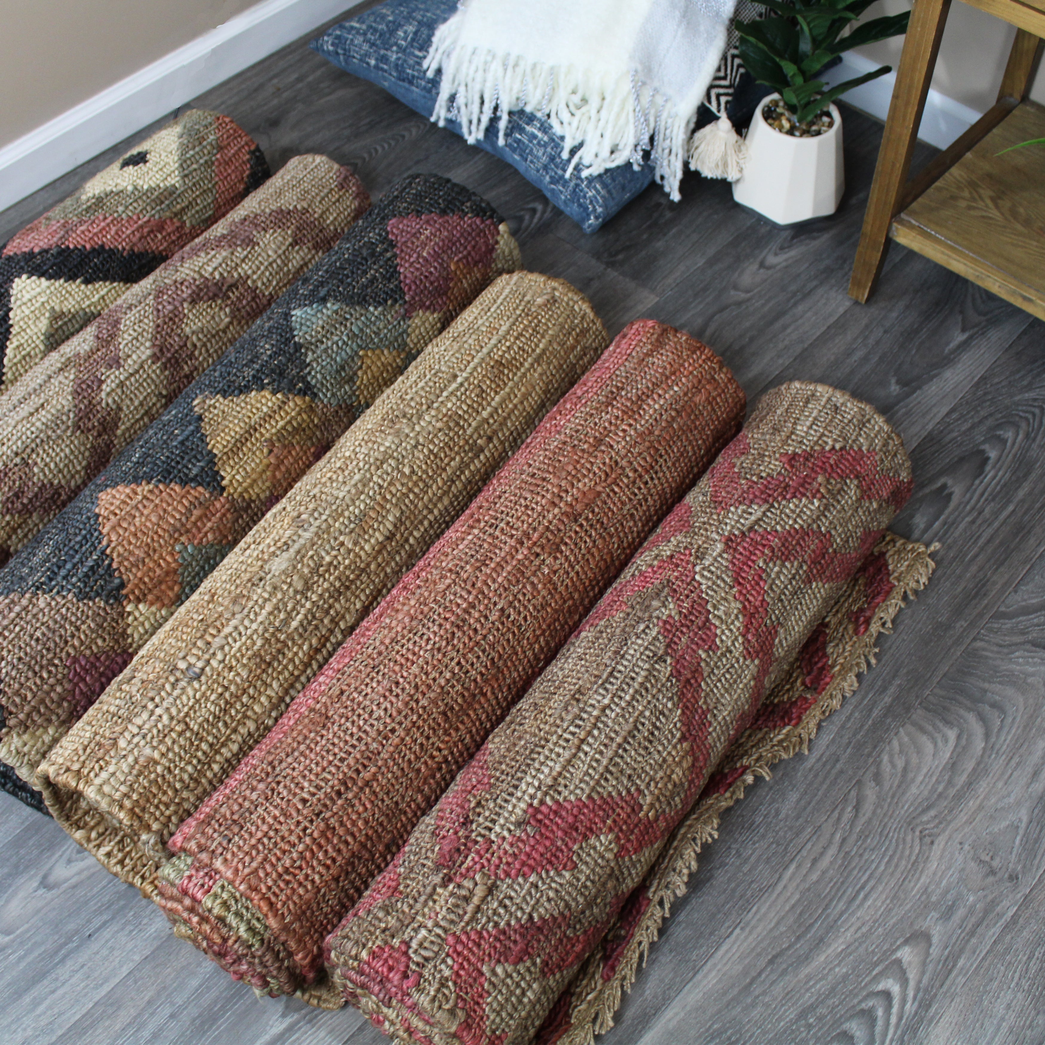 natural geo spontaneous jute handwoven geometric natural/brown area rug natural geo spontaneous jute handwoven geometric natural/brown area rug