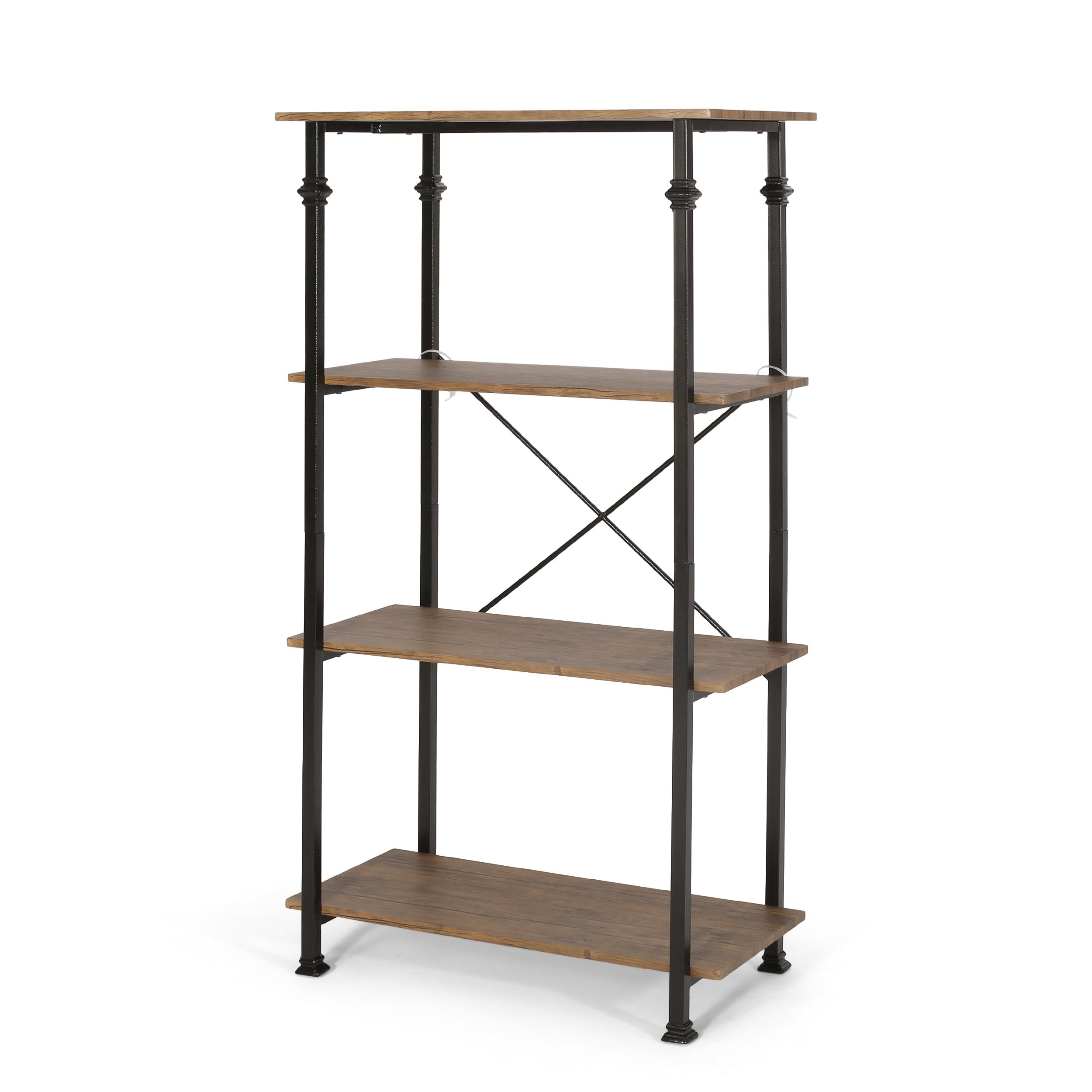 modern industrial 4 shelf etagere bookcase nh306413 modern industrial 4 shelf etagere bookcase nh306413