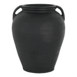 Jovi Vase Black Terracotta | Moe’s Home Collection – GK-1133-02