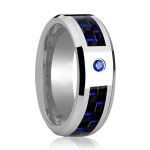 NEPTUNE | Tungsten Carbide Ring, Carbon Fiber Inlay